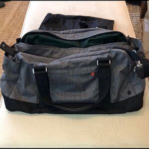 Lululemon Gray Duffle Bag